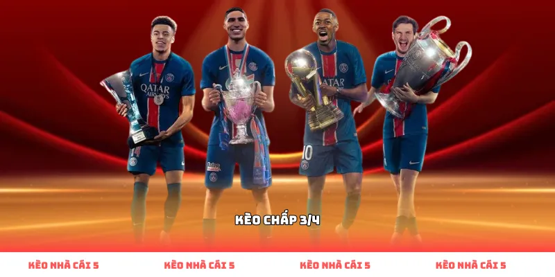 kèo chấp 3/4